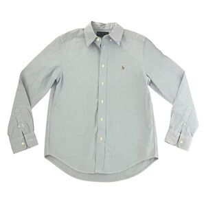 Ralph Lauren (10|12) Boys Blue Oxford Button Down